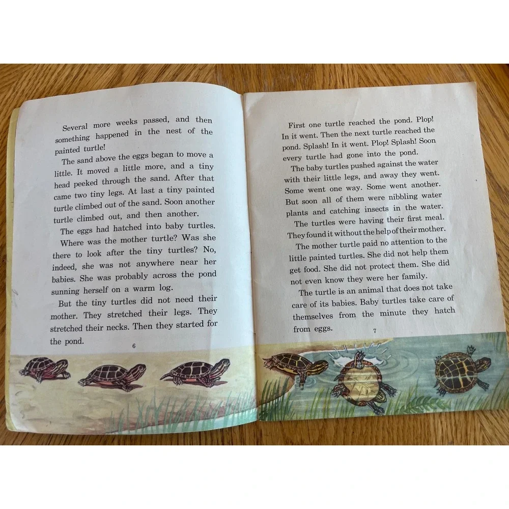 Row‎ Peterson Animals and Their Young Primary Book 1951 Multicolor Good Vintage